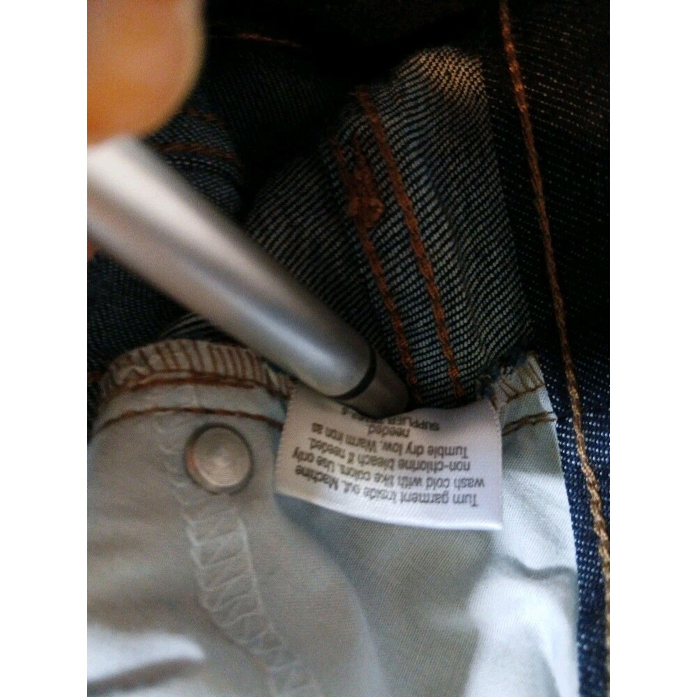 St johns Bay Womens Straight Leg Jeans size 10 Dark Wash Denim NEW VERY NICE - Picture 16 of 16